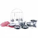 GRAN SET DE COCINA METÁLICO 23PZAS    