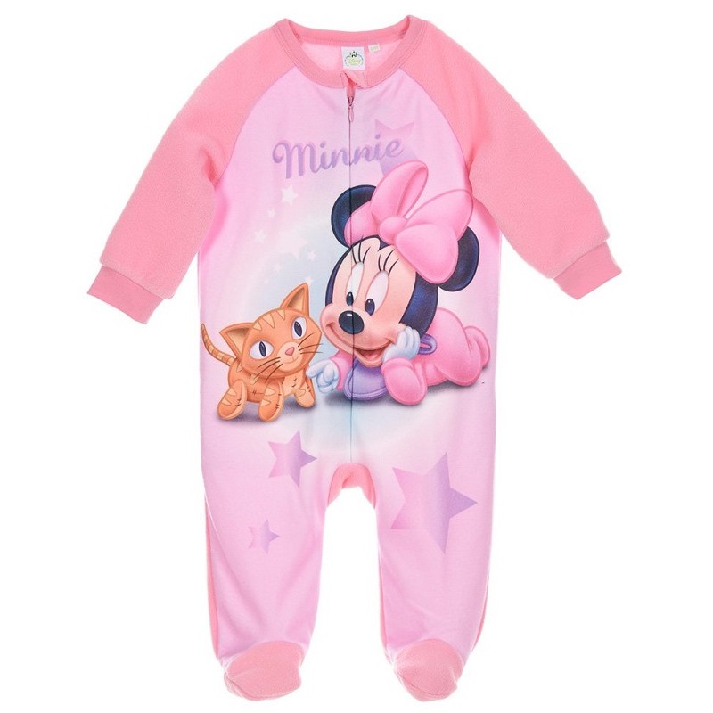 Pijama Entero Minnie Mouse Niñas Micropolar Caras Disney®