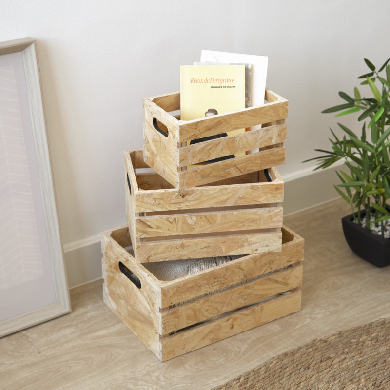 Caja de madera para decorar y hacer patchwork Medidas 32x20x15cm