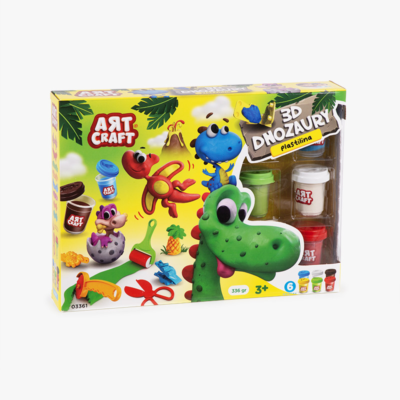 Set plastilina Art Craft Dinosaurios | Tiendas MGI