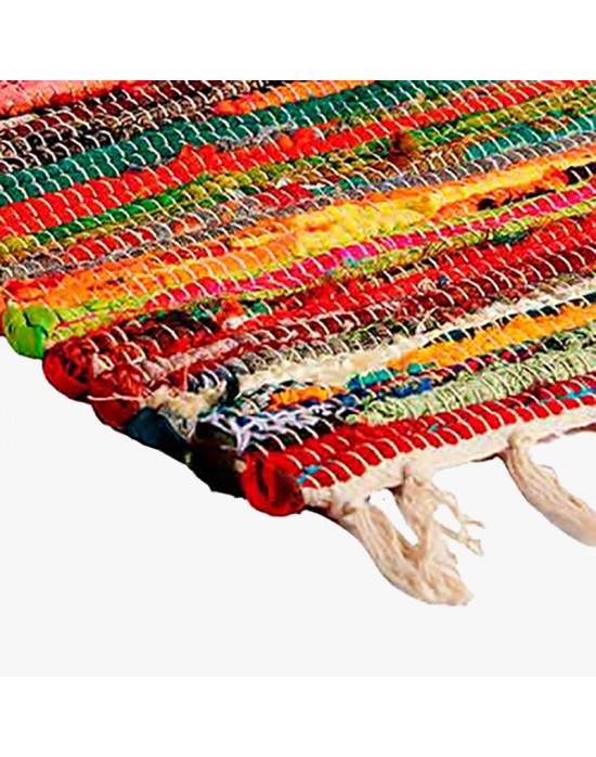 Alfombra Jarapa Multicolor Pequeña - Chambao Decoración