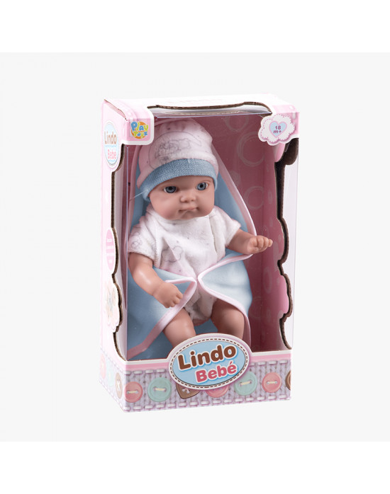 Muñeco bebé con mantita (varios colores)