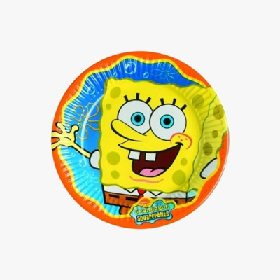 8 PLATOS Ø 23CM BOB ESPONJA