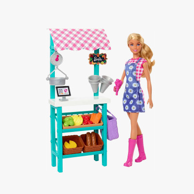 MATTEL BARBIE MERCADO FRUTA...