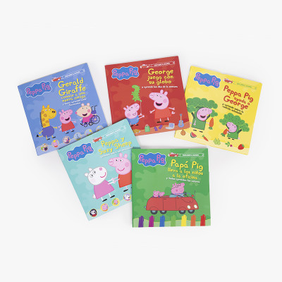 PACK 5 LIBROS PEPPA PIG