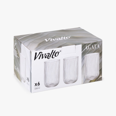 VIVALTO SET 6 VASOS...